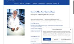 Ao.Univ.Prof. Dr. Hugo-Axel Wanivenhaus Webseite