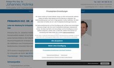 Prim.Priv.Doz. Dr. Johannes Holinka Webseite