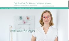 Priv.Doz. Dr. Martina Hauser-Schinhan Webseite