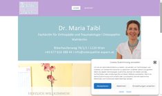 Dr. Maria Taibl Webseite