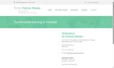 Dr. Patrick Mader Webseite