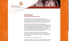 Dr. Peter Zorzi Webseite