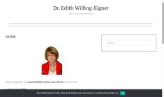 Dr. Edith Wilfing-Eigner Webseite