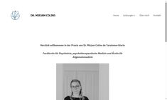 Dr. Mirjam Colins de Tarsienne-Glorie Webseite