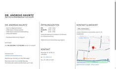 Dr. Andreas Kauntz Webseite