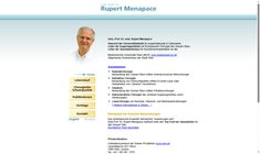 Ao.Univ.Prof. Dr. Rupert Menapace Webseite