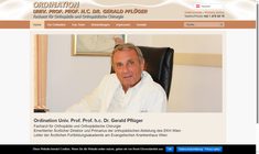 Ao.Univ.Prof. Dr. Gerald Pflüger Webseite