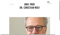 Univ.Doz. Dr. Christian Wolf Webseite