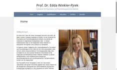 Assoc.Prof.Priv.Doz. Dr. Edda Winkler-Pjrek Webseite
