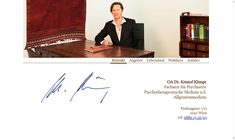 Dr. Kristof Klimpt Webseite