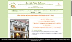 Dr. Petra Hofbauer Webseite