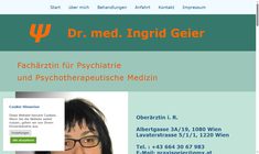 Dr. Ingrid Geier Webseite