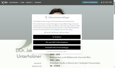 Dr. Jakob Felix Unterholzner Webseite