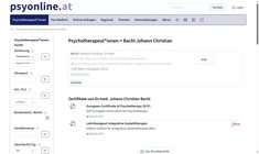 Dr. Johann Christian Bachl Webseite