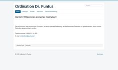 Dr. Thomas Puntus Webseite