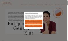 Dr. Jasmin Rahhal-Schupp Webseite