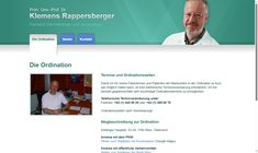Univ.Doz. Dr. Klemens Rappersberger Webseite