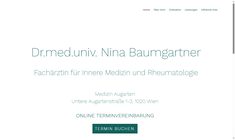 Dr. Nina Baumgartner Webseite