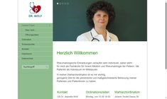 Dr. Jeanette Wolf Webseite