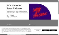 Dr. Christine Roser-Podlesak Webseite