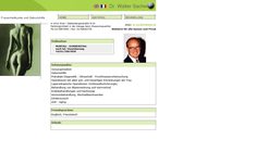 Dr. Walter Sacher Webseite