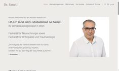 Dr. Mohammad Ali Sanati Webseite