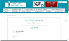 Dr. Claudia Predorf Webseite