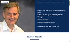 Priv.Doz. Dr. Rainer Kluger Webseite