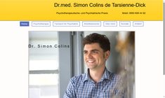 Dr. Simon Colins de Tarsienne-Dick Webseite