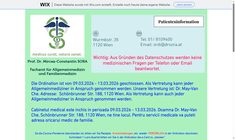 Ao.Univ.Prof. Dr. Mircea-Constantin Sora Webseite