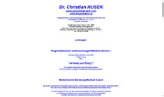 MR Dr. Christian Husek Webseite