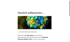 Dr. Silvia Singer Webseite