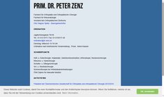 Dr. Bettina Zenz Webseite