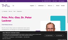 Prim.Priv.Doz. Dr. Peter Lackner Webseite
