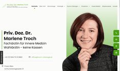 Priv.Doz. Dr. Marlene Troch Webseite