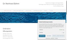 Dr. Reinhard Böhm Webseite