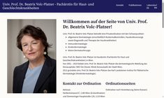 Ao.Univ.Prof. Dr. Beatrix Volc-Platzer Webseite