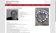 Dr. Oskar Paul Demmer Webseite