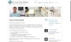 Dr. Tibor Miklos Webseite