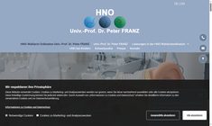 Prim.Univ.Prof. Dr. Peter Franz Webseite