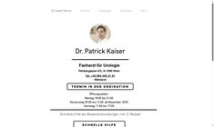 Dr. Patrick Kaiser Webseite
