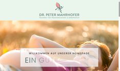 Dr. Peter Mahrhofer Webseite