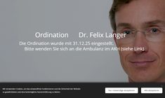Assoc.Prof.Priv.Doz. Dr. Felix Langer Webseite