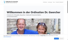 Dr. Kurt Gwercher Webseite
