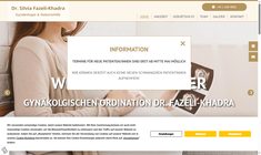 Dr. Sylvia Fazeli-Khadra Webseite