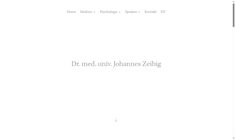 Dr. Johannes Zeibig Webseite