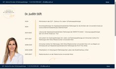 Dr. Judith Stift Webseite